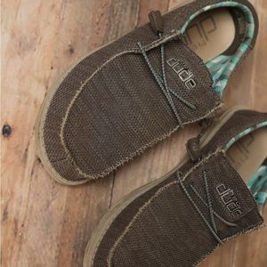 Hey Dude Shoes - Gray Blue Inside Size 9.0